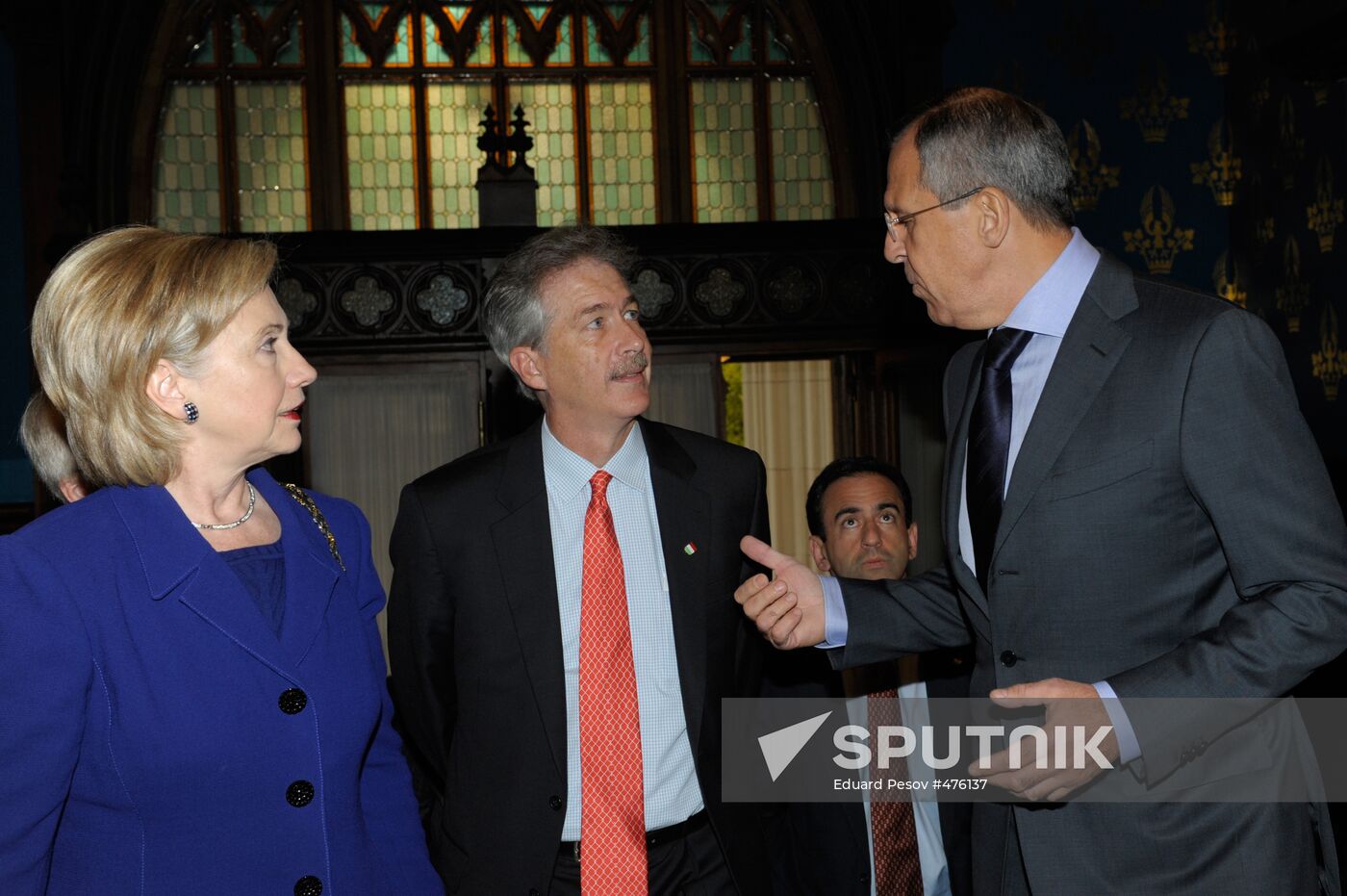 U.S. Secretary of State Hillary Clinton in Moscow