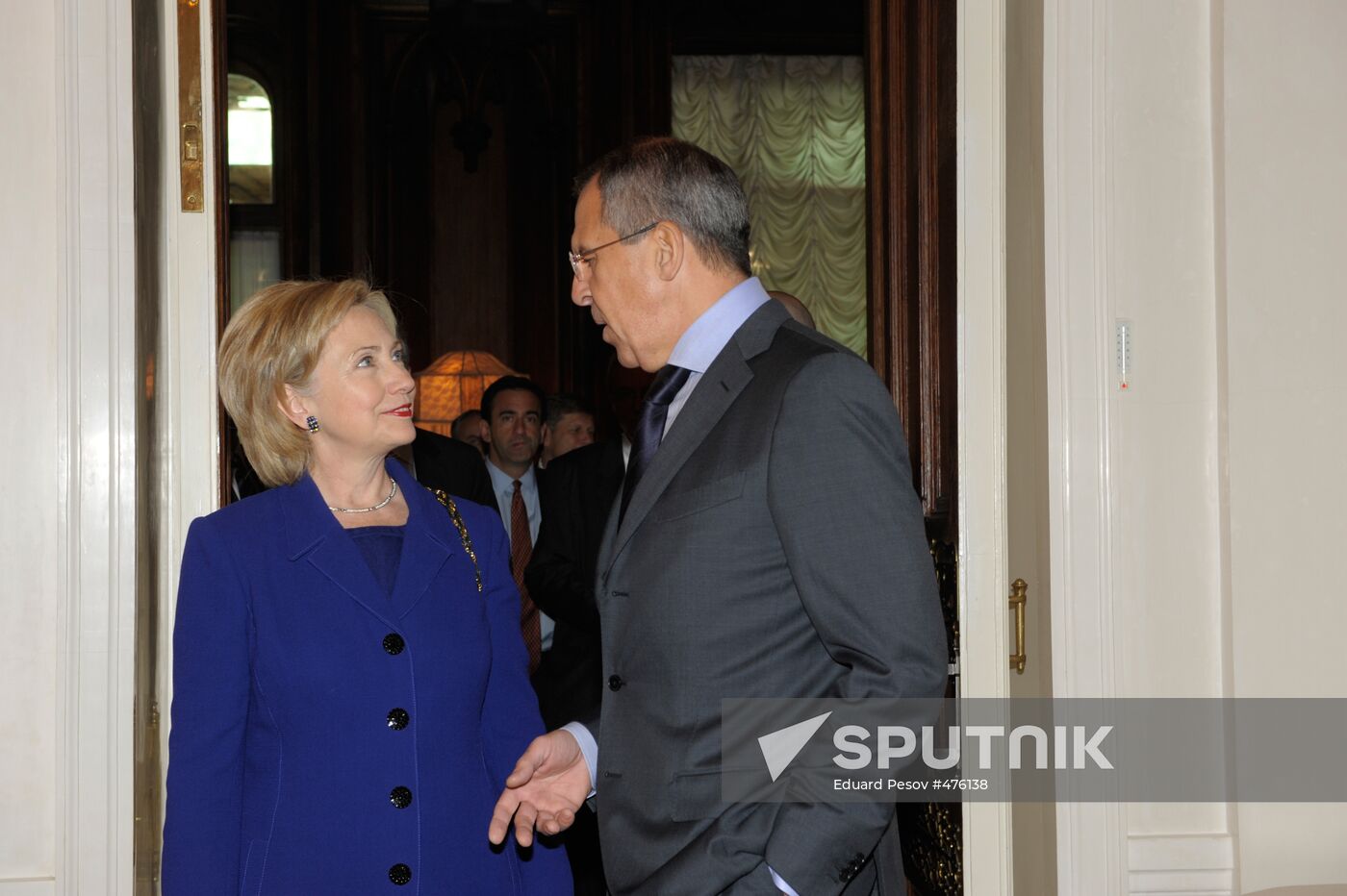 U.S. Secretary of State Hillary Clinton in Moscow