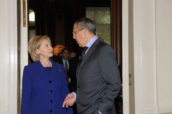 U.S. Secretary of State Hillary Clinton in Moscow