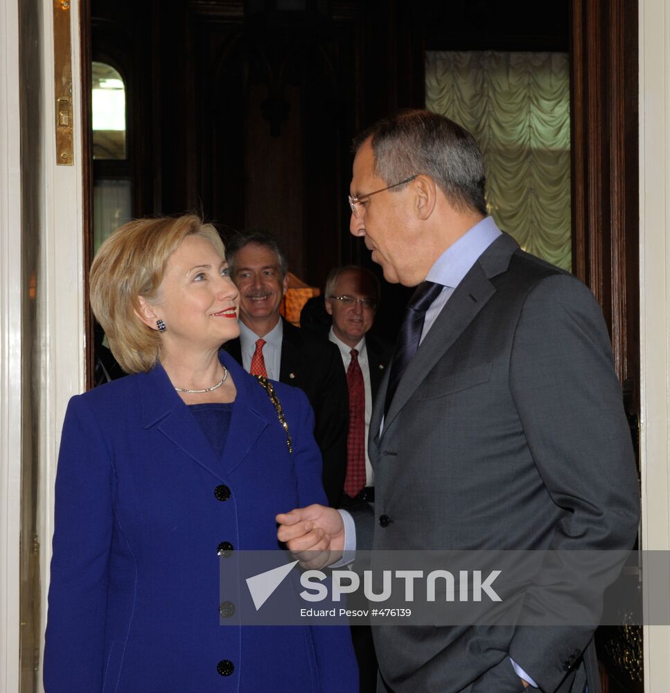 U.S. Secretary of State Hillary Clinton in Moscow