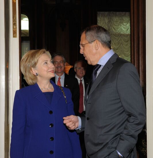 U.S. Secretary of State Hillary Clinton in Moscow