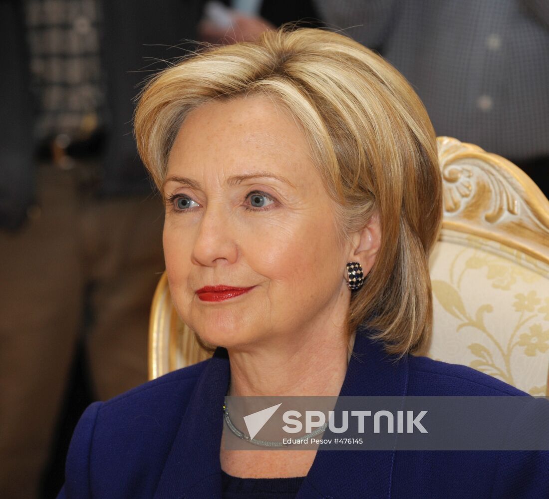 U.S. Secretary of State Hillary Clinton in Moscow