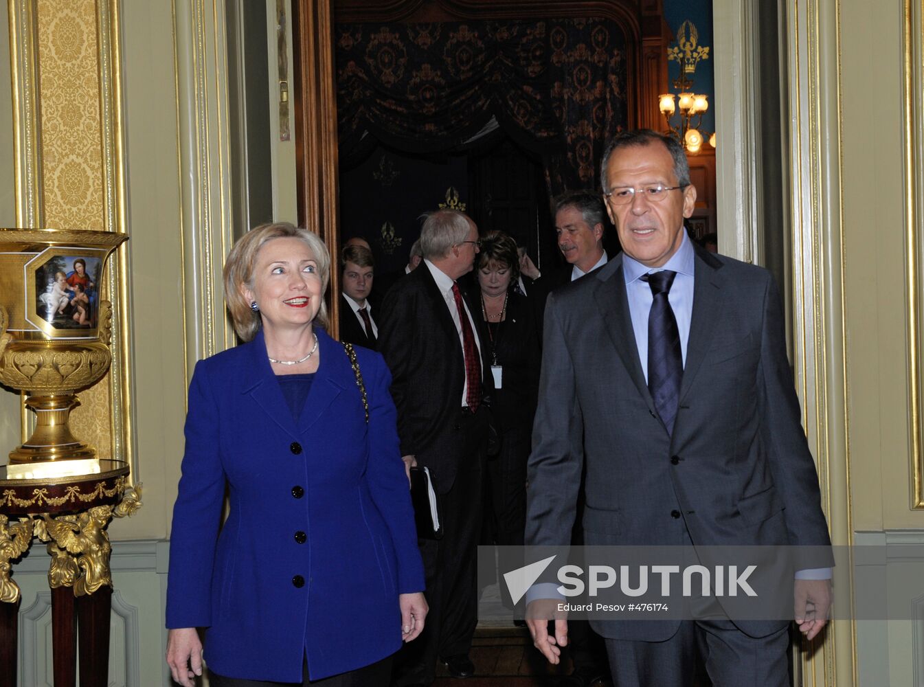 U.S. Secretary of State Hillary Clinton in Moscow