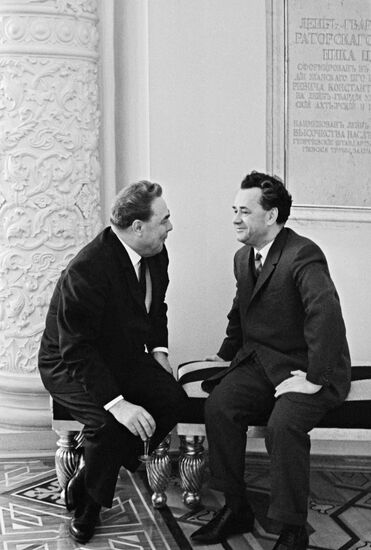 Leonid Brezhnev, Nikolai Patolichev