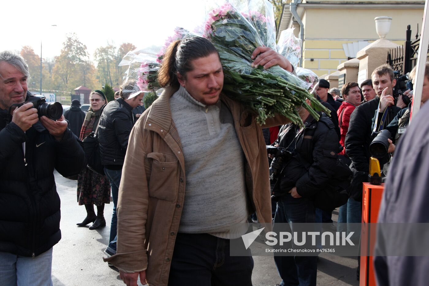 Entrepreneur Vyacheslav Ivankov burial