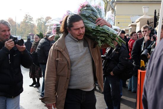 Entrepreneur Vyacheslav Ivankov burial