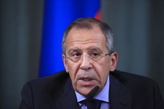 Russian Foreign Minister Sergey Lavrov