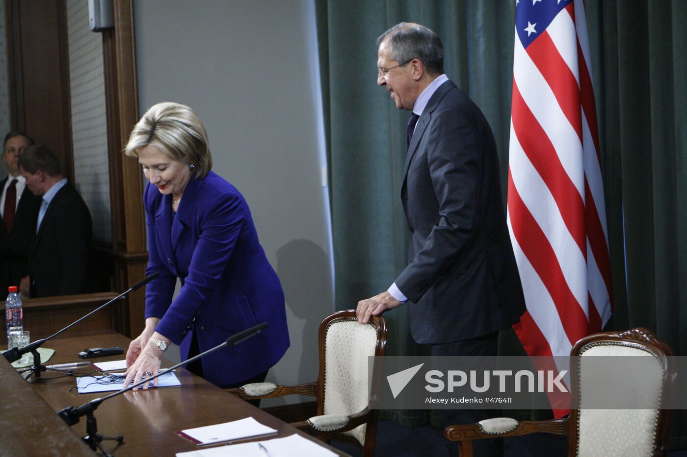 U.S. Secretary of State Hillary Clinton visits Moscow