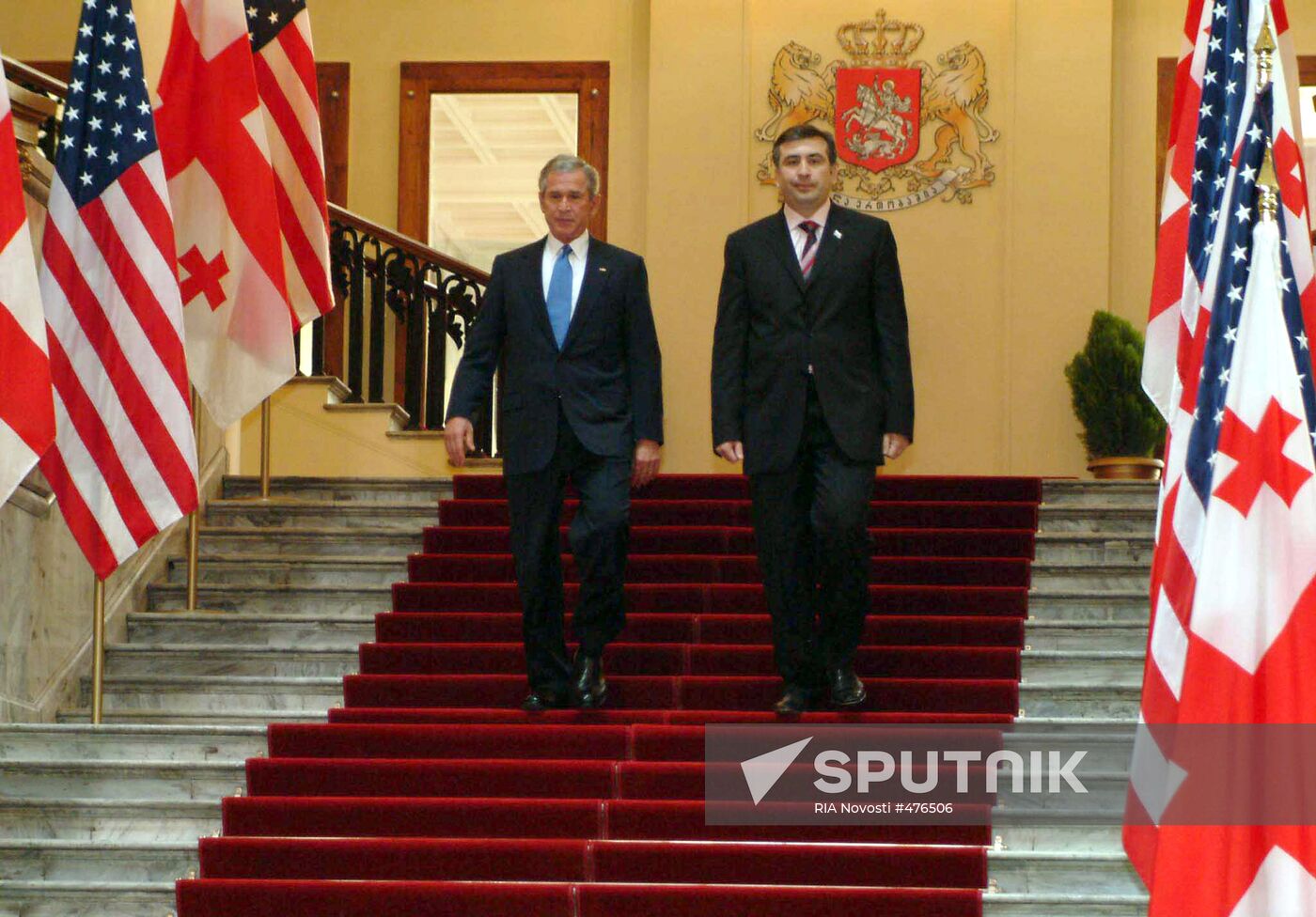 U.S. President George W. Bush visits Georgia