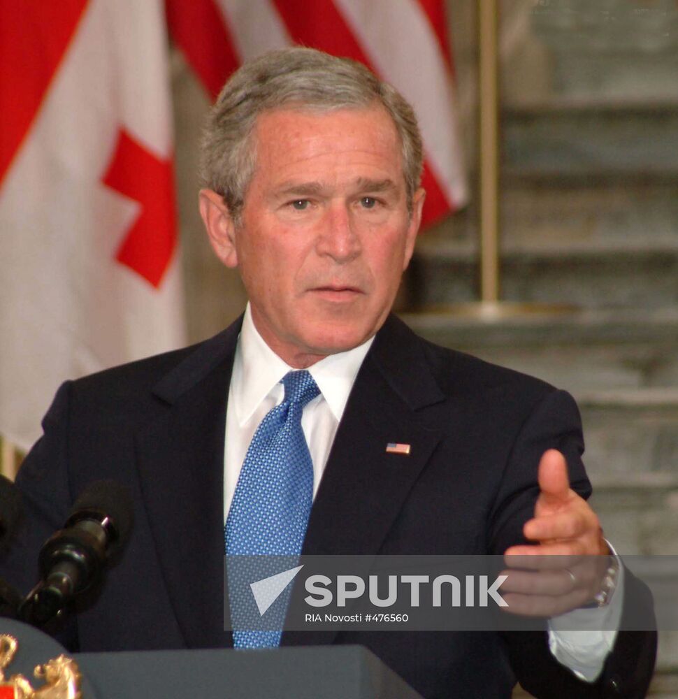U.S. President George W. Bush visits Georgia
