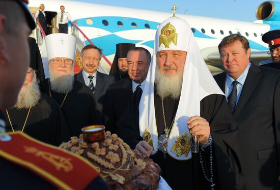 Russian Patriarch arrives in Rostov-on-Don