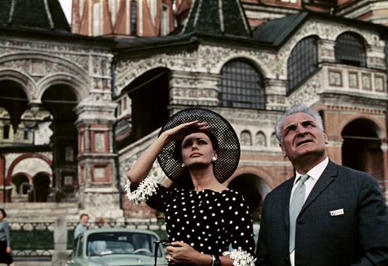 Sofia Loren and Sergo Zakariadze