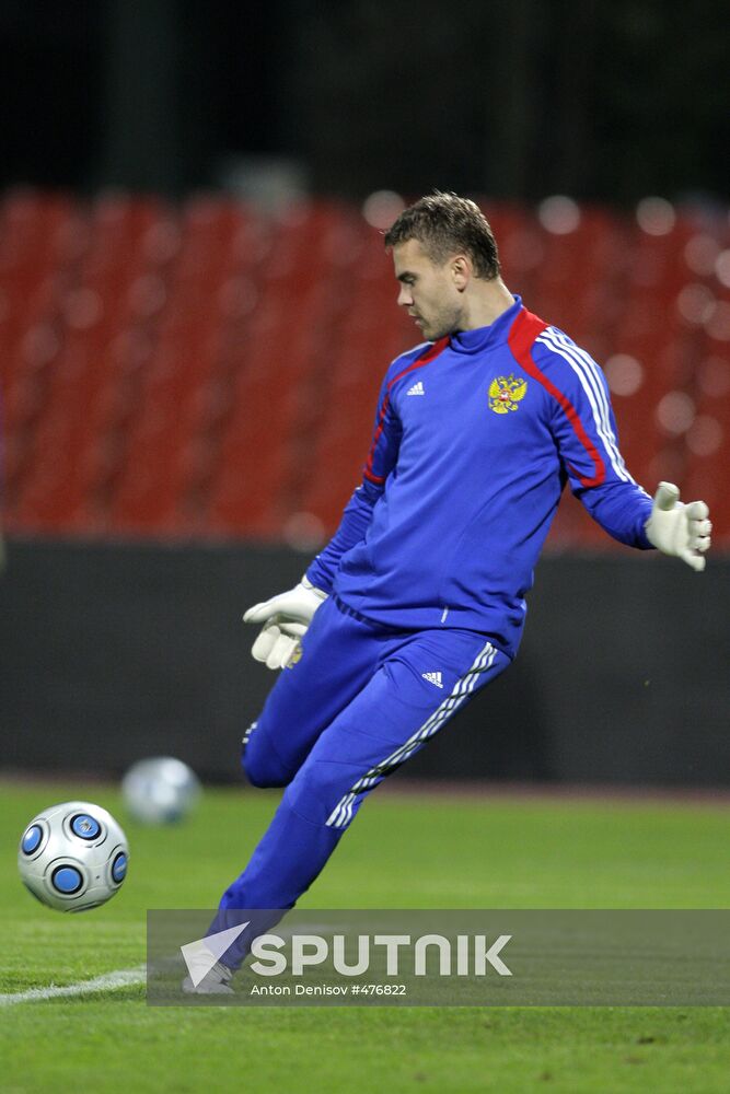 Goalkeeper Igor Akinfeyev