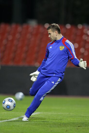 Goalkeeper Igor Akinfeyev