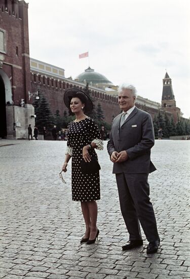 Sofia Loren and Sergo Zakariadze