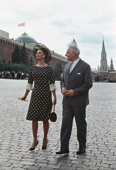 Sophia Loren and Sergo Zakariadze
