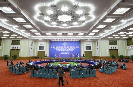 Vladimir Putin visiting China. October 14