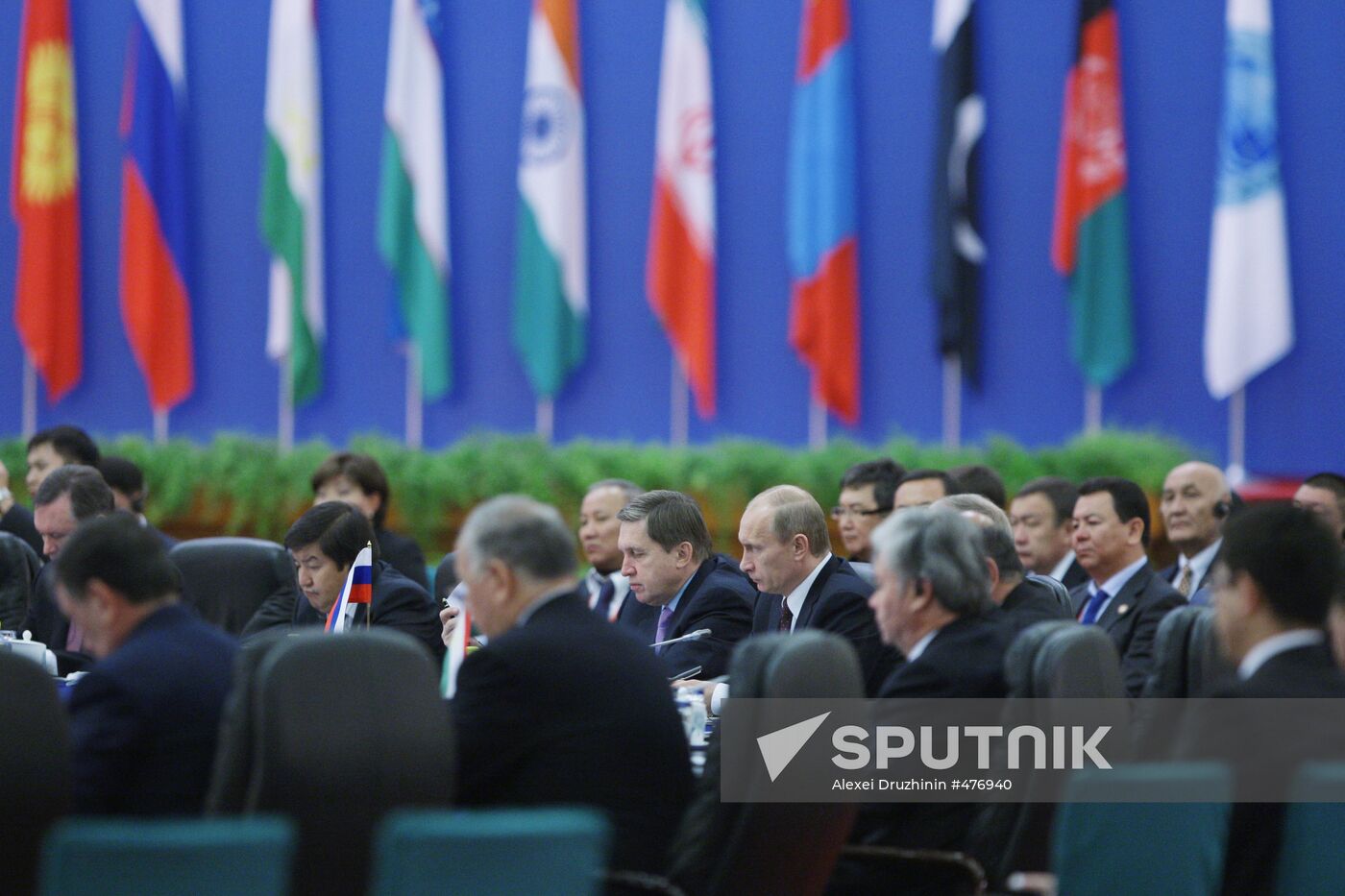 Vladimir Putin visiting China. October 14