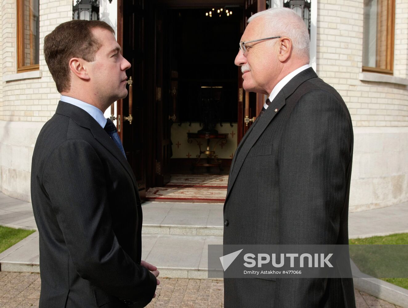 Czech President Vaclav Klaus visits Russia