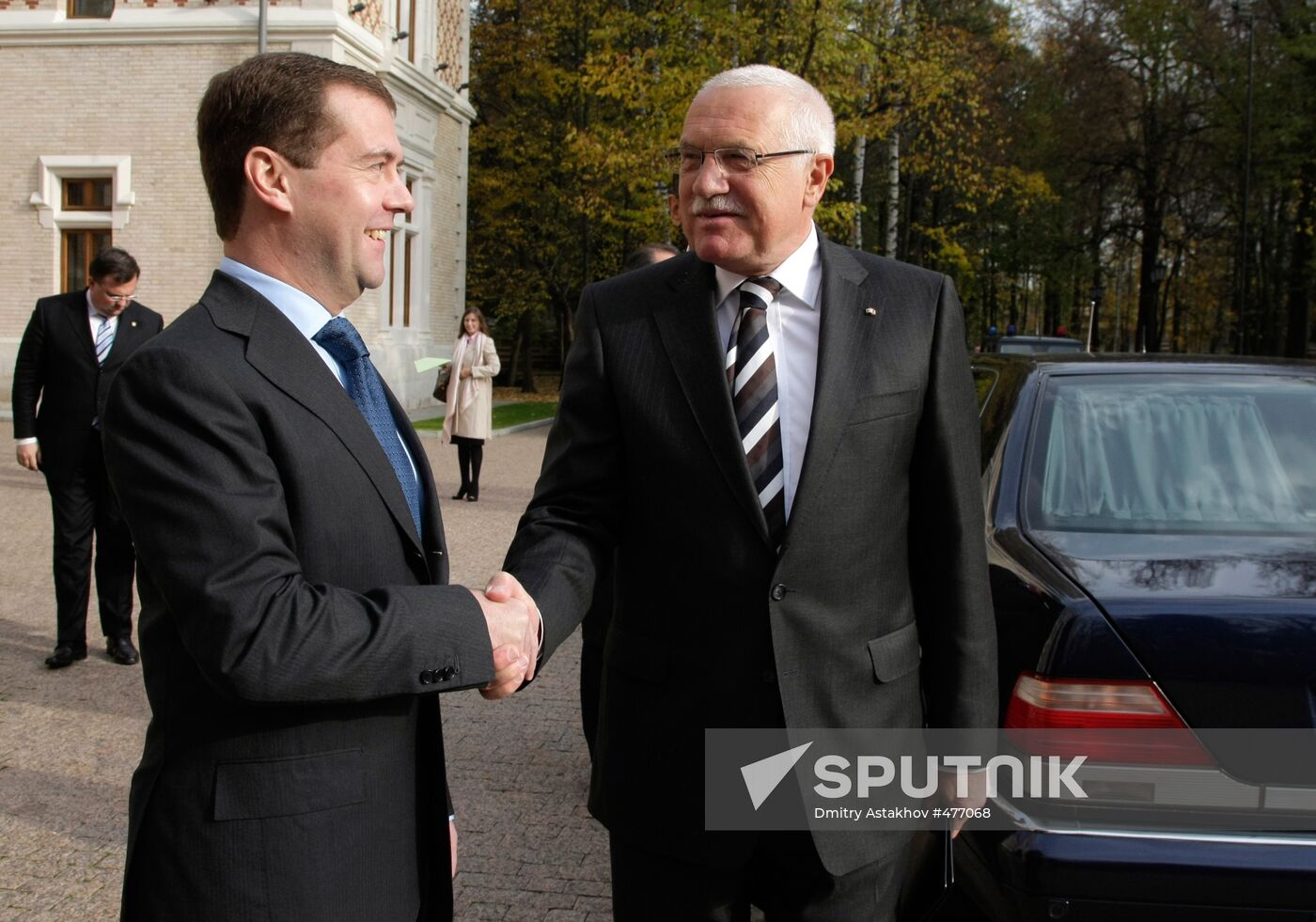Czech President Vaclav Klaus visits Russia