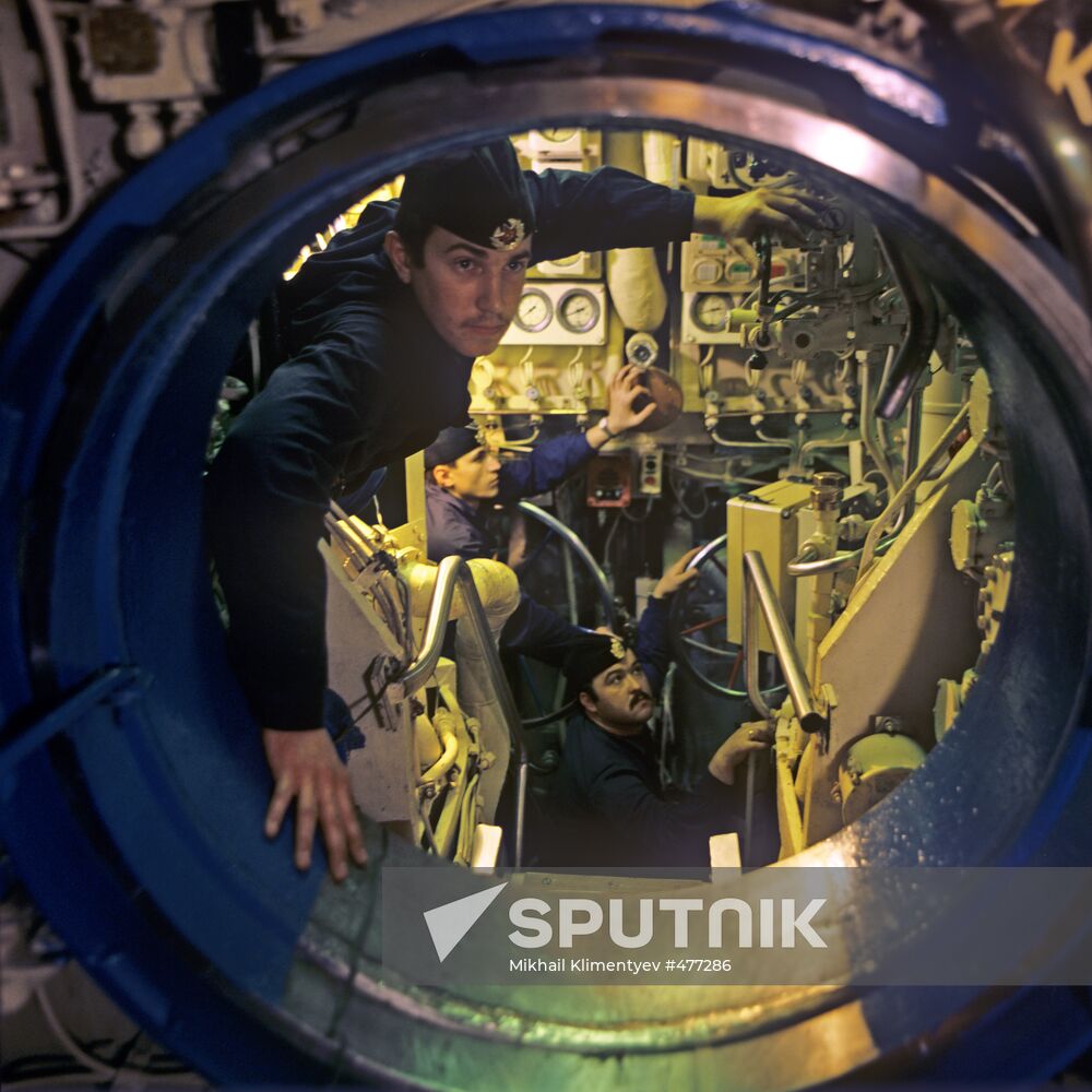On board a submarine