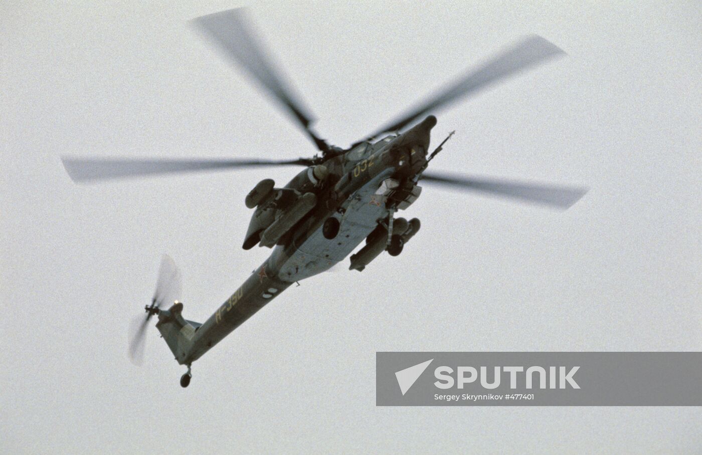 Soviet Mi-28 attack helicopter