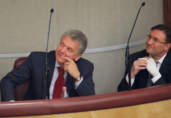 Viktor Khristenko, Alexei Alyoshin