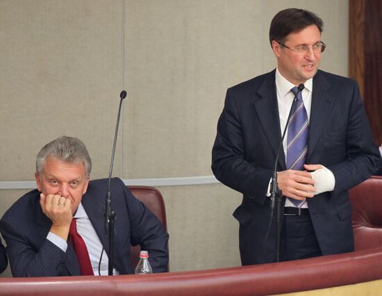 Viktor Khristenko, Alexei Alyoshin