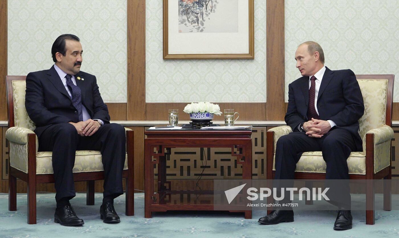 Vladimir Putin's visit to China, October 14, 2009