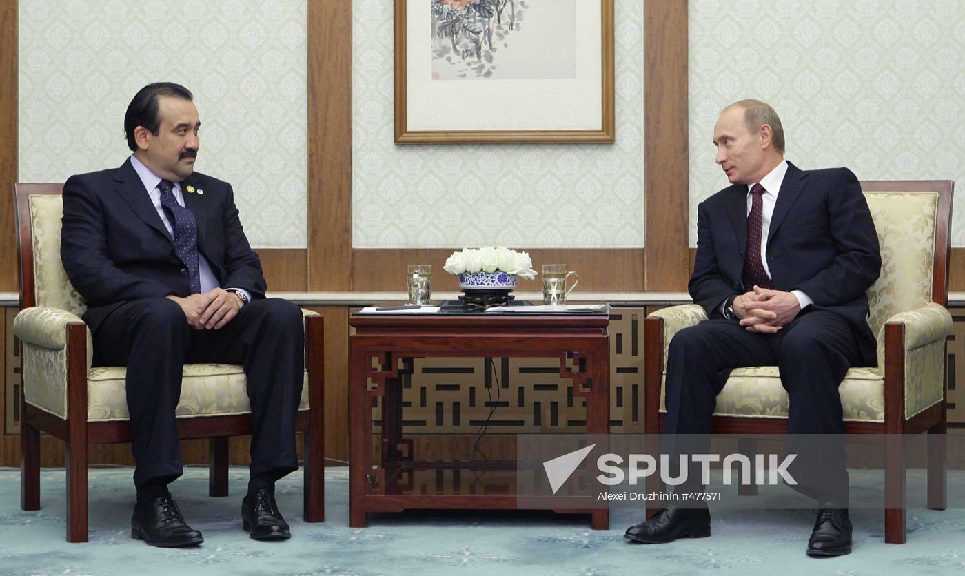 Vladimir Putin's visit to China, October 14, 2009