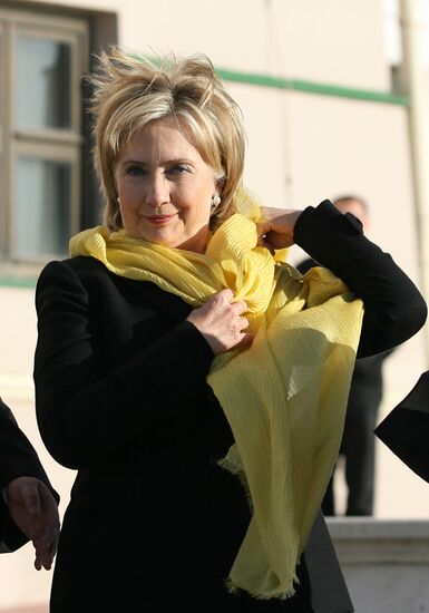 US Secretary of State Hillary Clinton visits Tatarstan