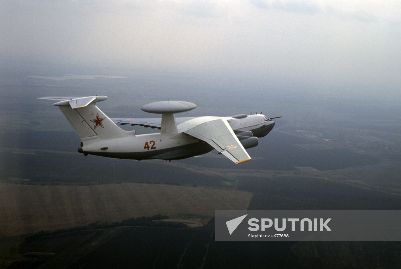 A Beriyev A-50 A-50 Mainstay AWACS aircraft