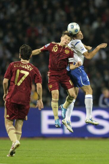 2010 FIFA World Cup qualifier Azerbaijan vs.Russia