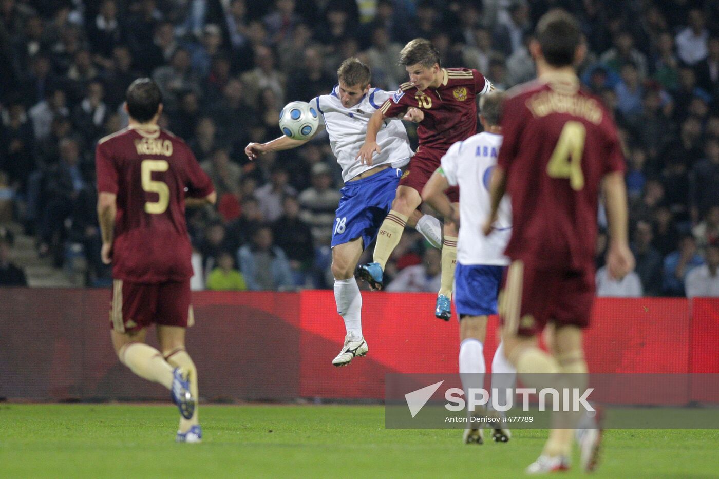 2010 FIFA World Cup qualifier Azerbaijan vs. Russia