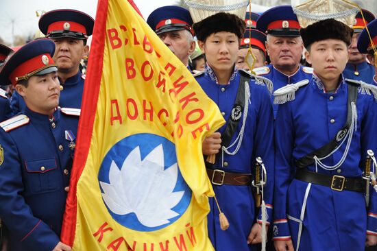 Kalmyk Cossacks in Novocherkassk