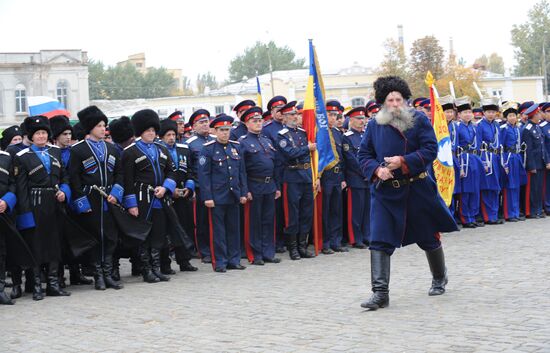 Cossacks of the Don Cossack Host in Novocherkassk
