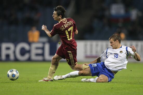 2010 FIFA World Cup qualifier Azerbaijan vs. Russia