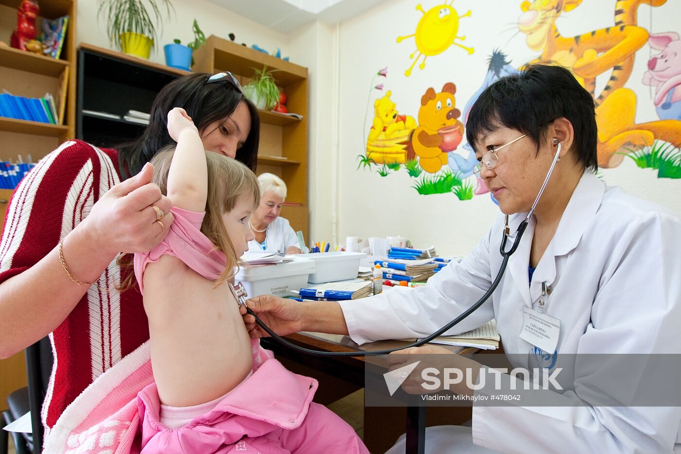 Pediatrician's office, Children's Clinic 2, Yuzhno-Sakhaklinsk