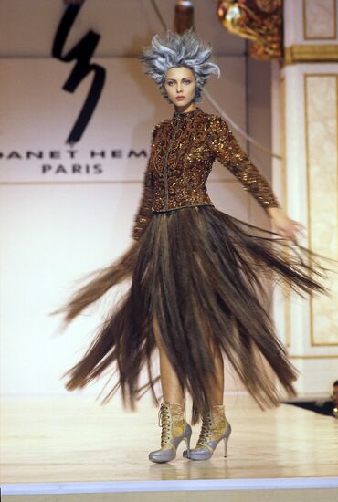 Model of Lecoanet Hemant fashion house