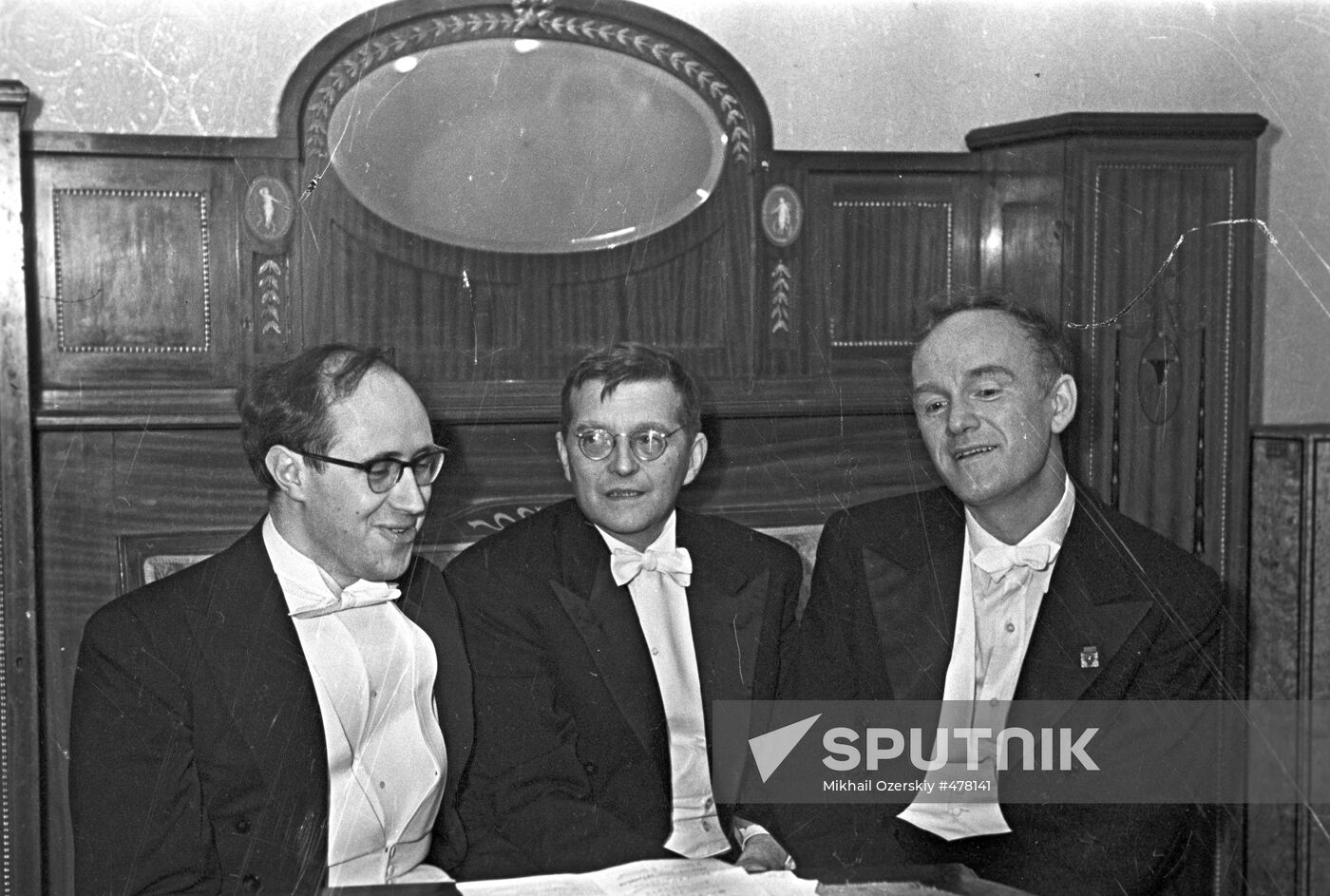 Mstislav Rostropovich,Dmitry Shostakovich and Svyatoslav Richter
