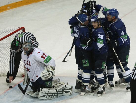 KHL: Dynamo Moscow vs. SKA St. Petersburg