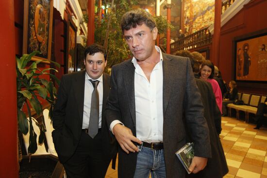 Alexander Khinshtein, Boris Nemtsov