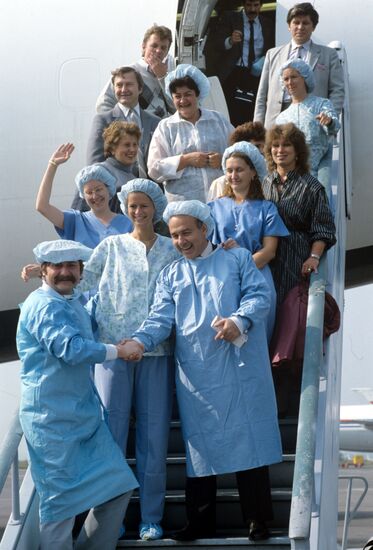 Soviet and Western ophthalmologists