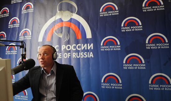 Studio of Voice of Russia radio