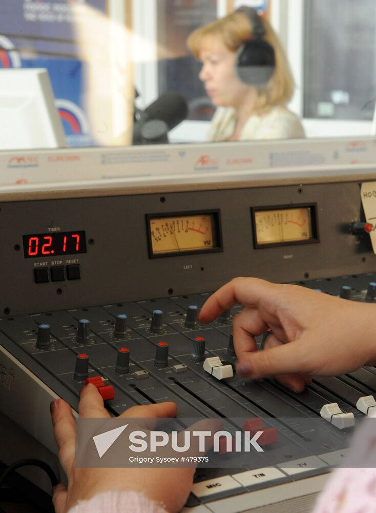 Studio of Voice of Russia radio