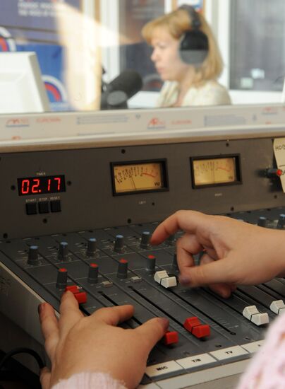 Studio of Voice of Russia radio