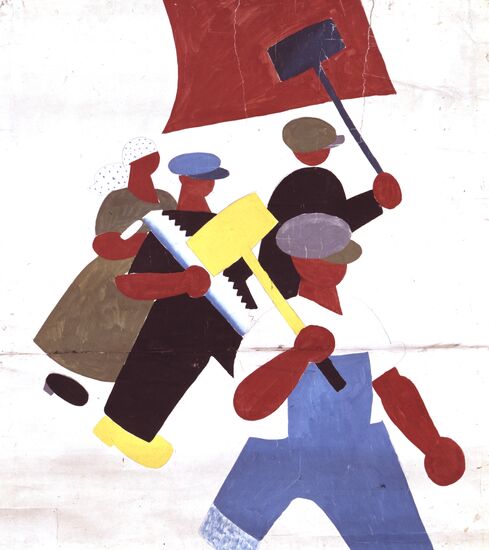 "May-Day Procession" poster