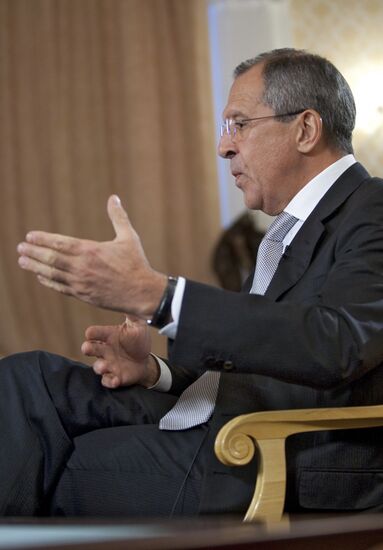 Interview of Russian Foreign Minister Sergei Lavrov