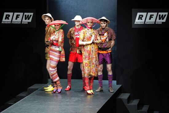 Fashion designer Vyacheslav Zaitsev presents new collection