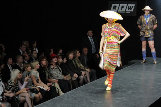 Fashion designer Vyacheslav Zaitsev presents new collection